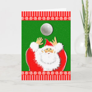 Felicitaciones de Navidad de voleibol