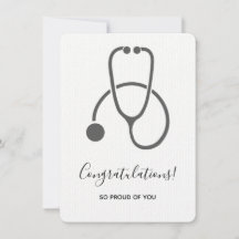 Felicitaciones Elegante Invitación de Gray Steth G