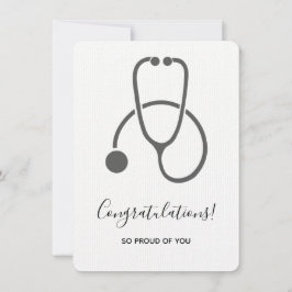 Felicitaciones Elegante Invitación de Gray Steth G