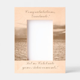 Felicitaciones excepcionales Marco de madera gradu