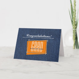 Felicitaciones Grad. Tarjeta de Personalizado de p