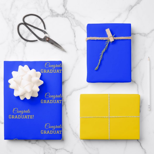 ¡Felicitaciones Graduados! Papel de ajuste de impr (Anverso)