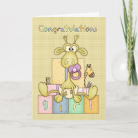 Felicitaciones Nacimiento De La Tarjeta De Niña Be
