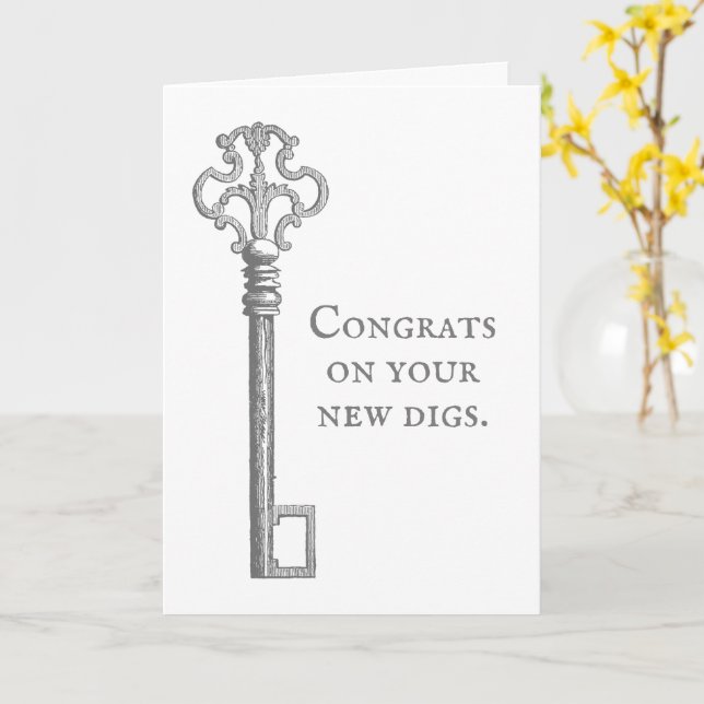 Felicitaciones Nueva plantilla de vintage divertid (flor amarilla)