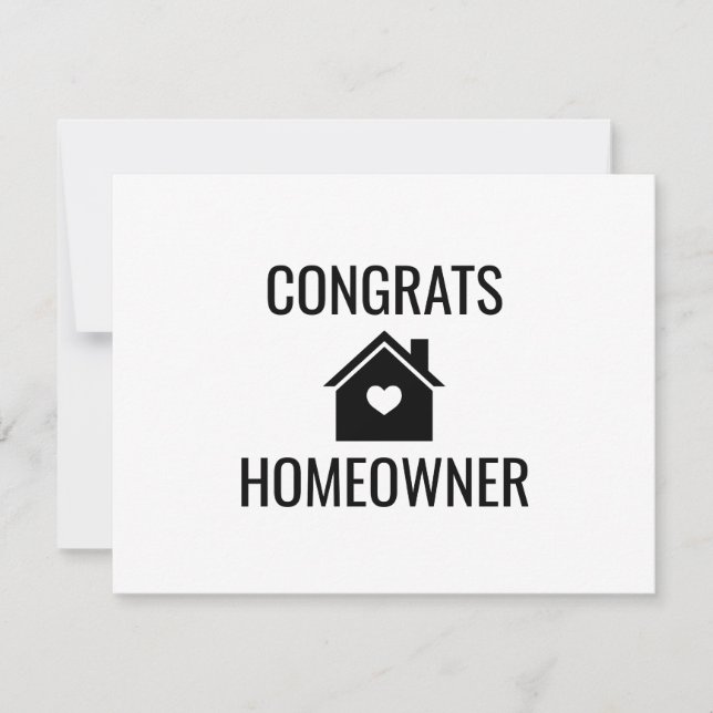 Felicitaciones Nueva Propiedad Inmobiliaria (Anverso)