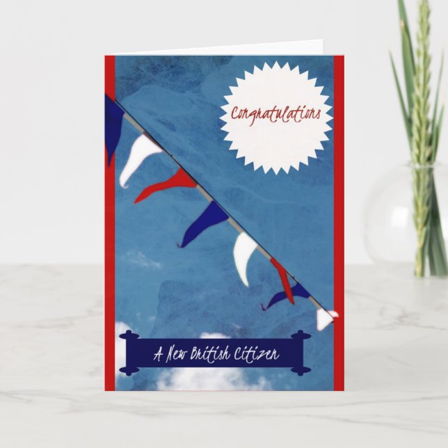 Felicitaciones nueva tarjeta ciudadana británica (Anverso)