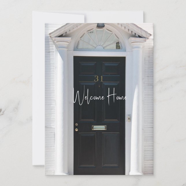 Felicitaciones nueva tarjeta de felicitación plana (Anverso)