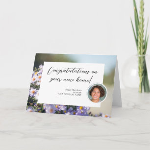 Felicitaciones nueva tarjeta de presentación de fo