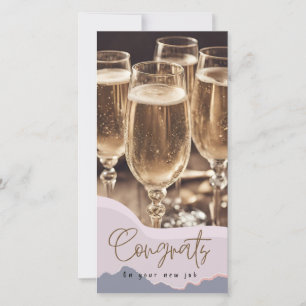 Felicitaciones Nuevo trabajo Moderno y elegantes f