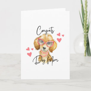 Felicitaciones Perro Mamá Saludo Tarjetas