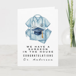 Felicitaciones personalizadas para tarjeta de médi