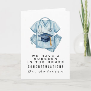 Felicitaciones personalizadas para tarjeta de médi