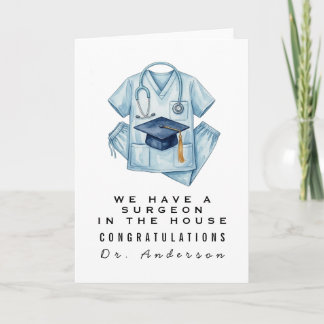 Felicitaciones personalizadas para tarjeta de médi