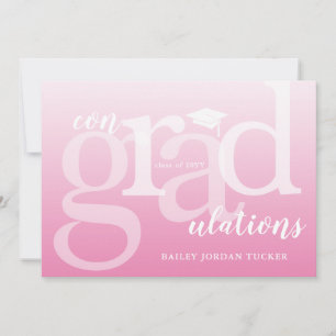 Felicitaciones por graduación de ConGRADulations r