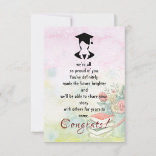 Felicitaciones por la graduación