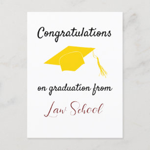 Felicitaciones por la graduación de la tarjeta de