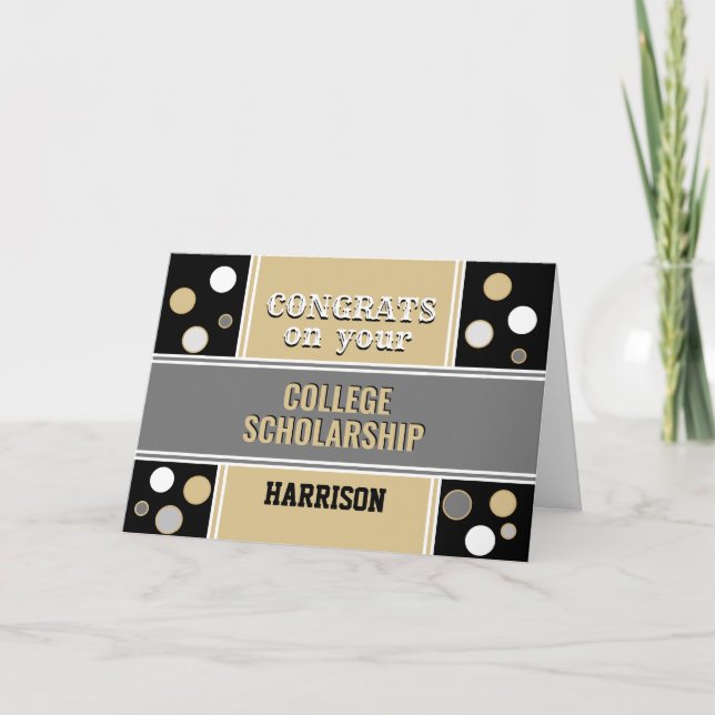 ¡Felicitaciones por la tarjeta de Becas Universita (Anverso)