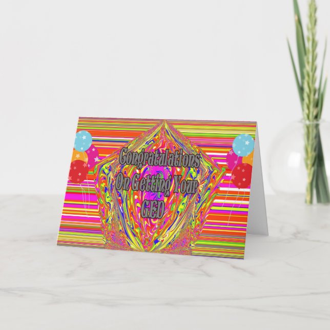 Felicitaciones por obtener su tarjeta GED (Anverso)