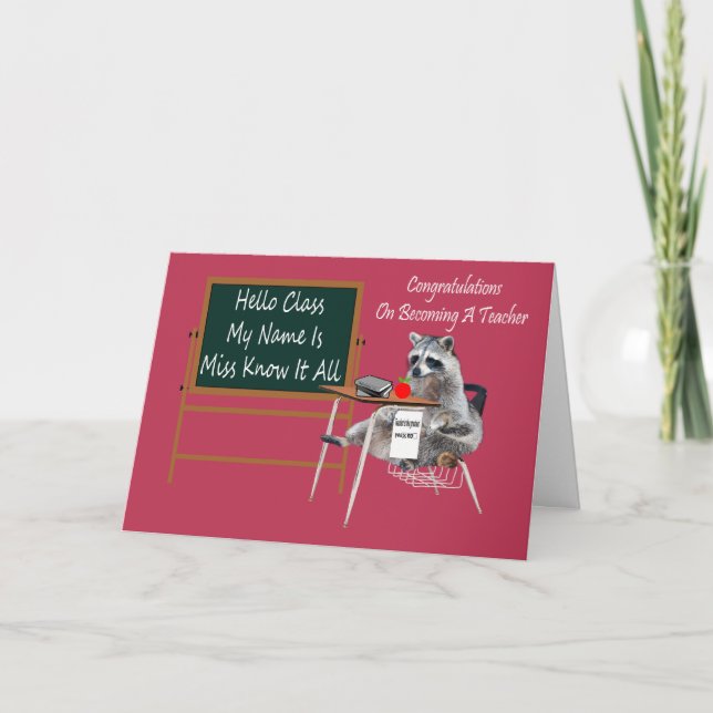 Felicitaciones por ser una tarjeta de felicitación (Anverso)