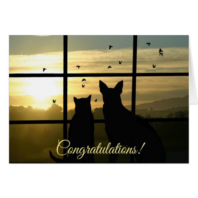 Felicitaciones por ser veterinario. (Anverso (Horizontal))