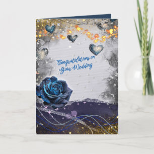 Felicitaciones por su boda Tarjeta de salutación