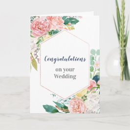 Felicitaciones por su tarjeta Boda