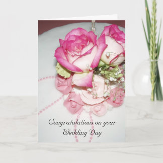 Felicitaciones por su tarjeta Boda