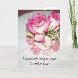 Felicitaciones por su tarjeta de Boda