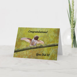 Felicitaciones por tu graduación Tarjeta de Éxito