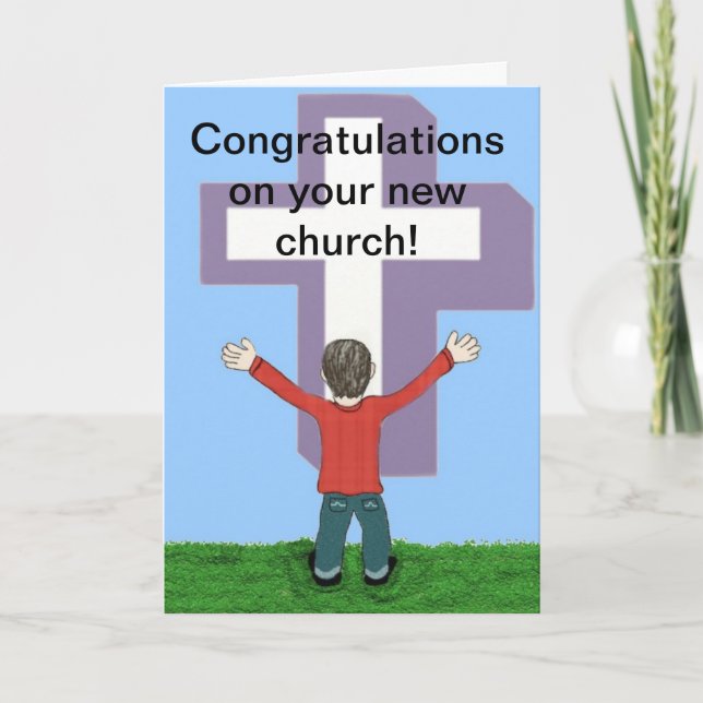 Felicitaciones por tu nueva tarjeta de iglesia (Anverso)