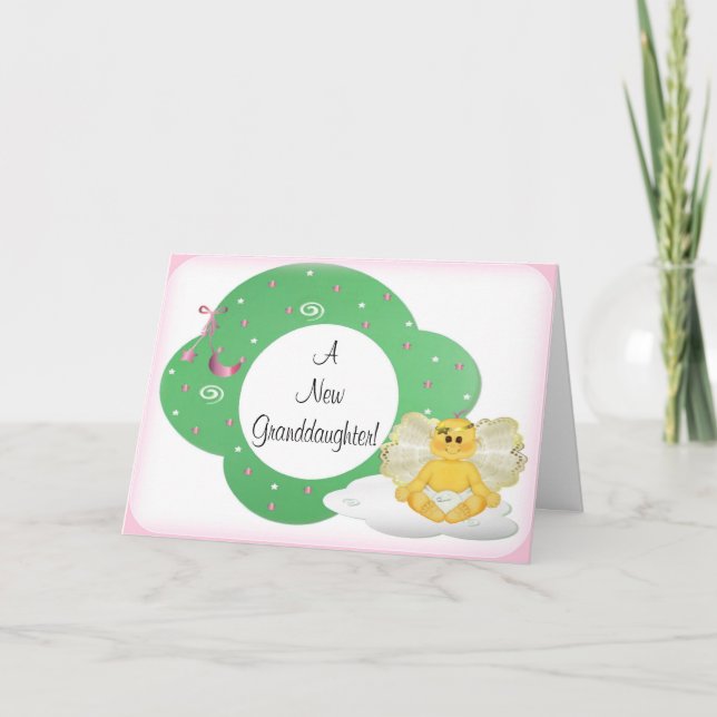 Felicitaciones por tu nueva tarjeta de nieta (Anverso)