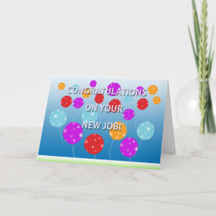 Felicitaciones Por Tu Nueva Tarjeta De Trabajo
