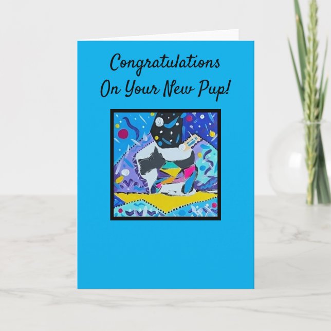 ¡Felicitaciones por tu nuevo grupo! Tarjeta interi (Anverso)