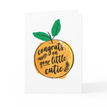 Felicitaciones por tu pequeña tarjeta de Baby Show