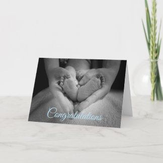 Felicitaciones por tu tarjeta de bebé