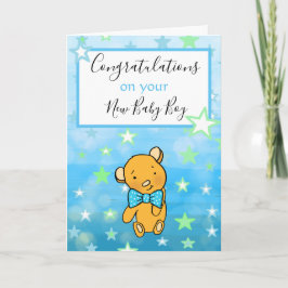 Felicitaciones por tu tarjeta de Recién nacido