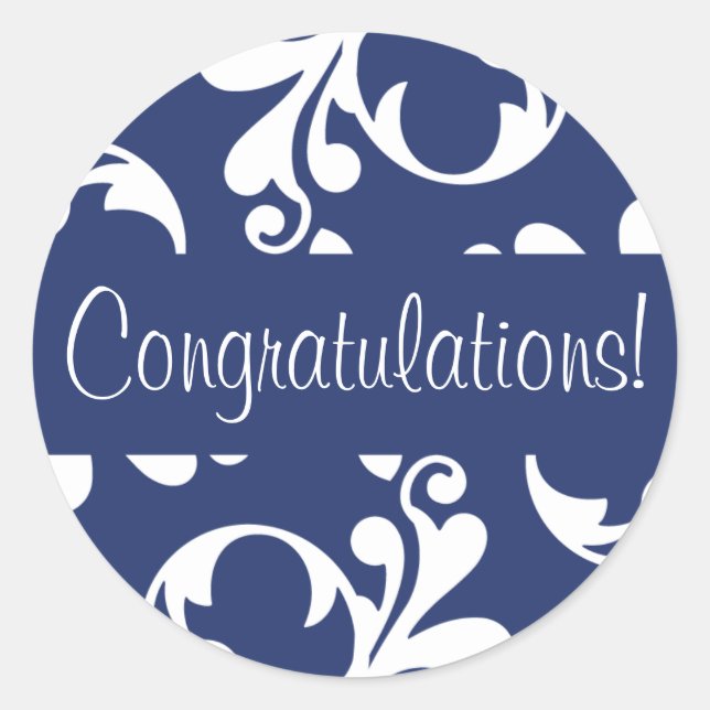 Felicitaciones Sello para sobres Flourish Leaf (Anverso)