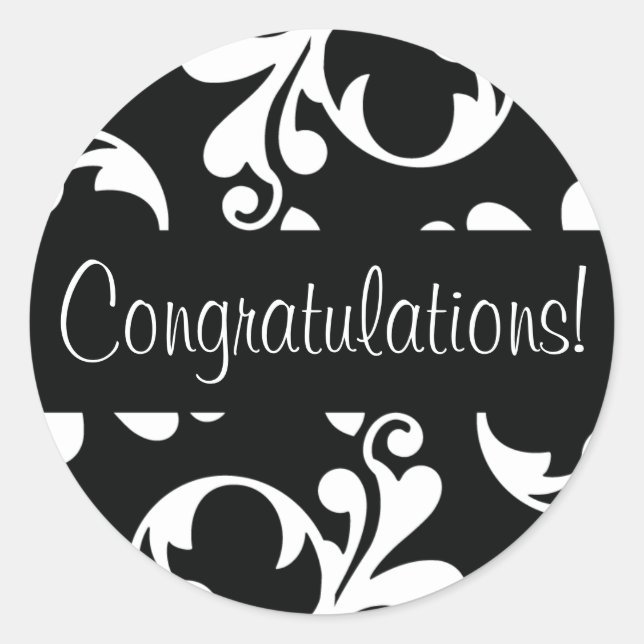 Felicitaciones Sello para sobres Flourish Leaf (Anverso)