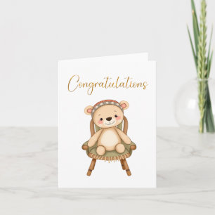 Felicitaciones tarjeta de bebé