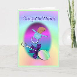 Felicitaciones tarjeta de bebé - personalizar