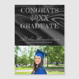 Felicitaciones Tarjeta de graduación magnética del