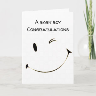 ***FELICITACIONES** TARJETA DE "NIÑO BEBÉ"