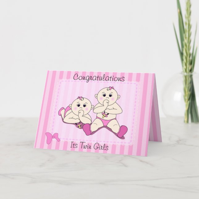 Felicitaciones - Tarjeta Personalizado para niñas  (Anverso)
