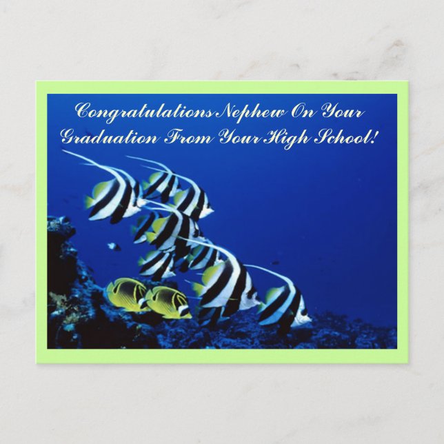 Felicitaciones Tarjeta postal de graduado de sobri (Anverso)