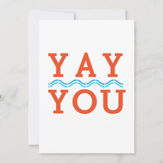 Felicitaciones, tarjeta postal de Notecard (Anverso)
