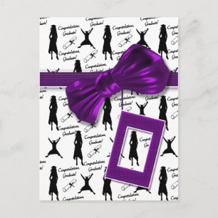 Felicitaciones, tarjetas de graduación para mujere