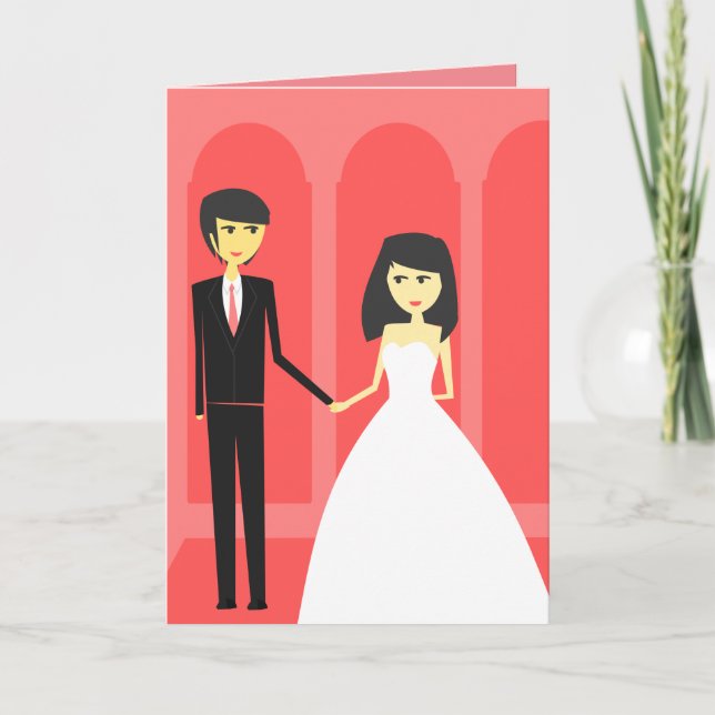 FELICITACIONES TARJETAS DE RECIBIMIENTO BODA (Anverso)