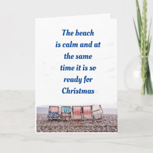 **FELICITAS NAVIDAD DESDE LA PLAYA**