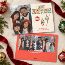 Feliciz Navidad Fotocolage Tipografía Retro
