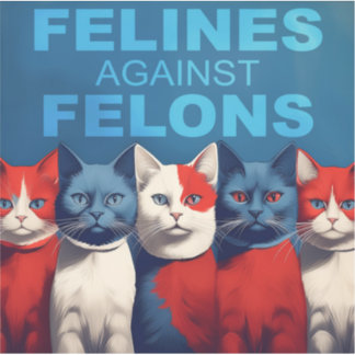 Felines contra el Pegatina Felons